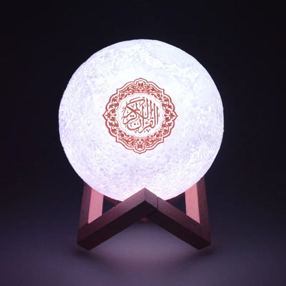 Bluetooth Speakers Wireless Muslim Night Light Quran speakers 3D Moon With APP Control Quran Speaekr Koran Touch Lamp
