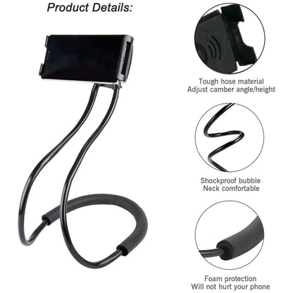 Lazy Neck Mobile Phone Holder Flexible Neck Lazy Necklace Tablet Holder Stand For Cellphone Tablets for iPhone Huawei Xiaomi