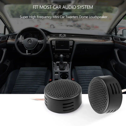 2PCS 500W Tweeter Speakers Car Audio System Door Auto Audio Music Subwoofer Electronic Modification Loudspeaker