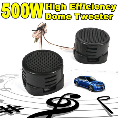 2PCS 500W Tweeter Speakers Car Audio System Door Auto Audio Music Subwoofer Electronic Modification Loudspeaker