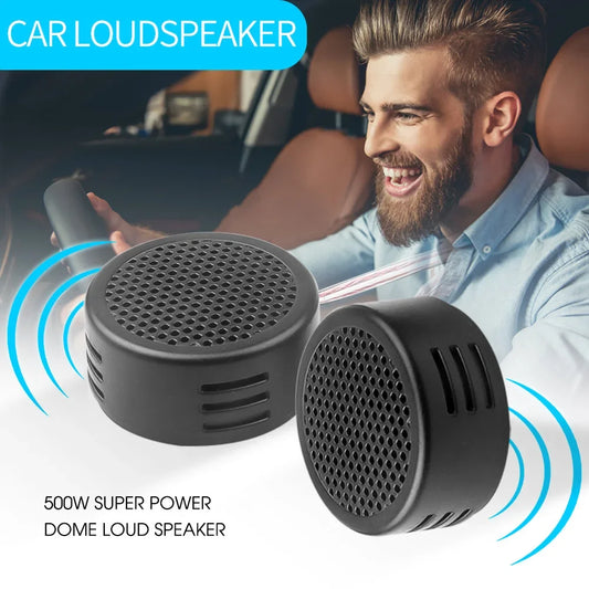 2PCS 500W Tweeter Speakers Car Audio System Door Auto Audio Music Subwoofer Electronic Modification Loudspeaker